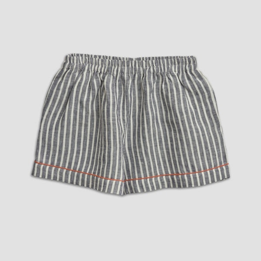 Piglet in bed Linen pajama shorts